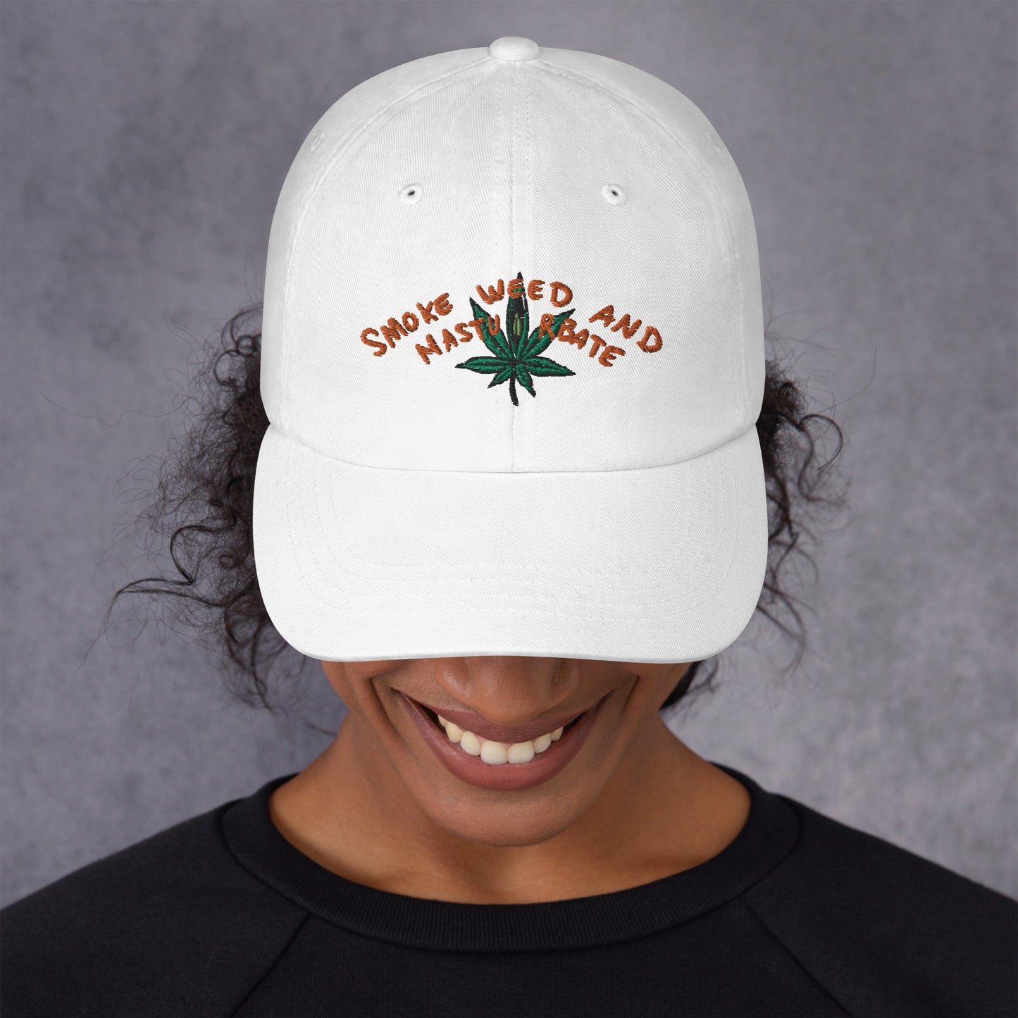 " Smoke Weed & Masturbate " Dad hat