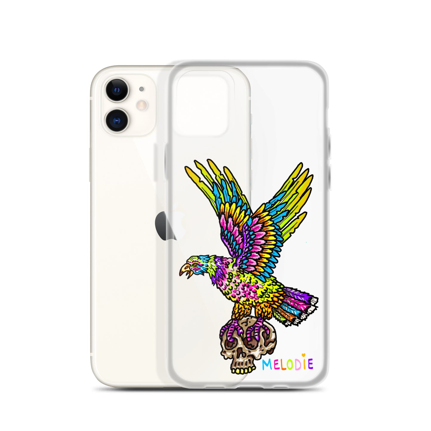 " Colourful Bird " Clear Case for iPhone®