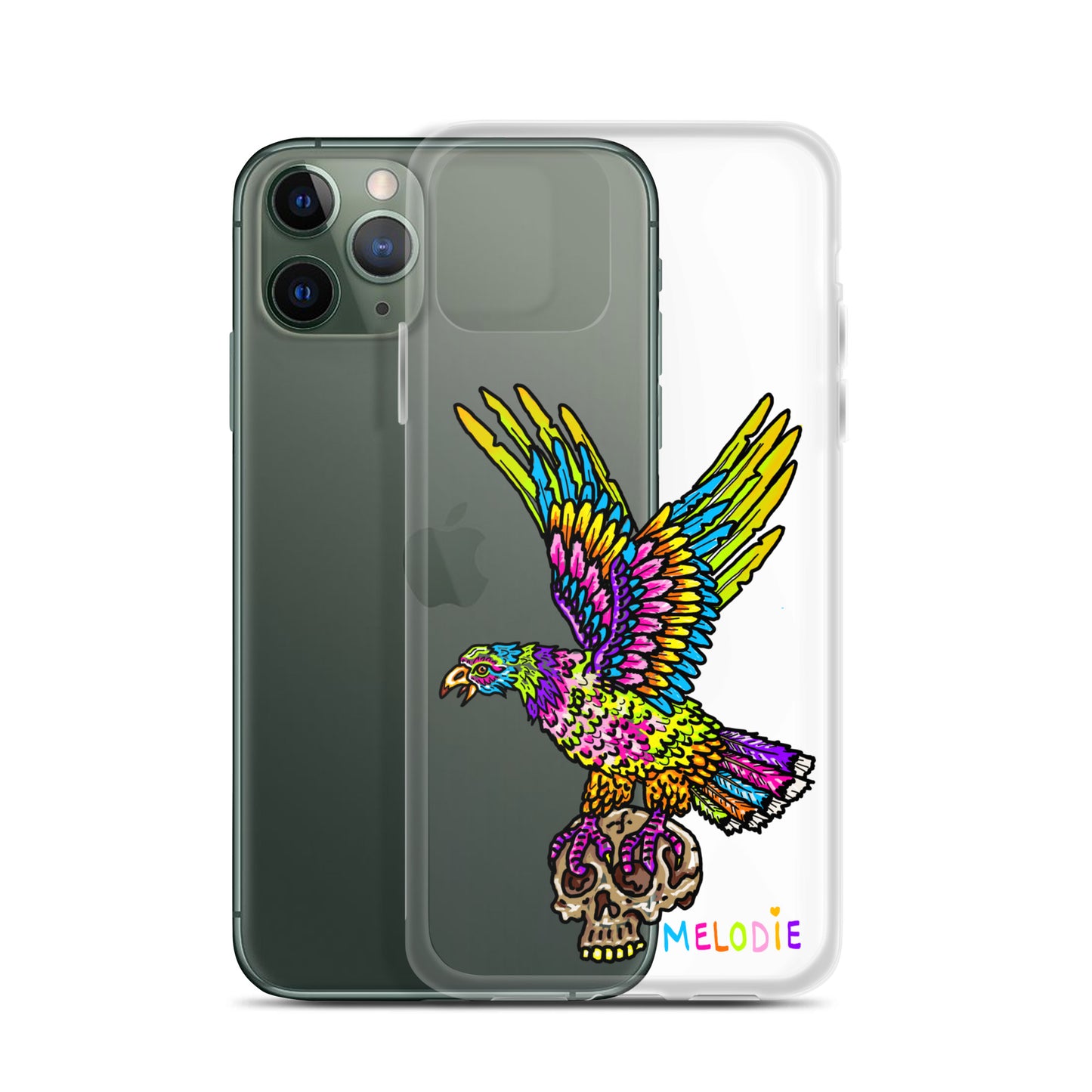 " Colourful Bird " Clear Case for iPhone®