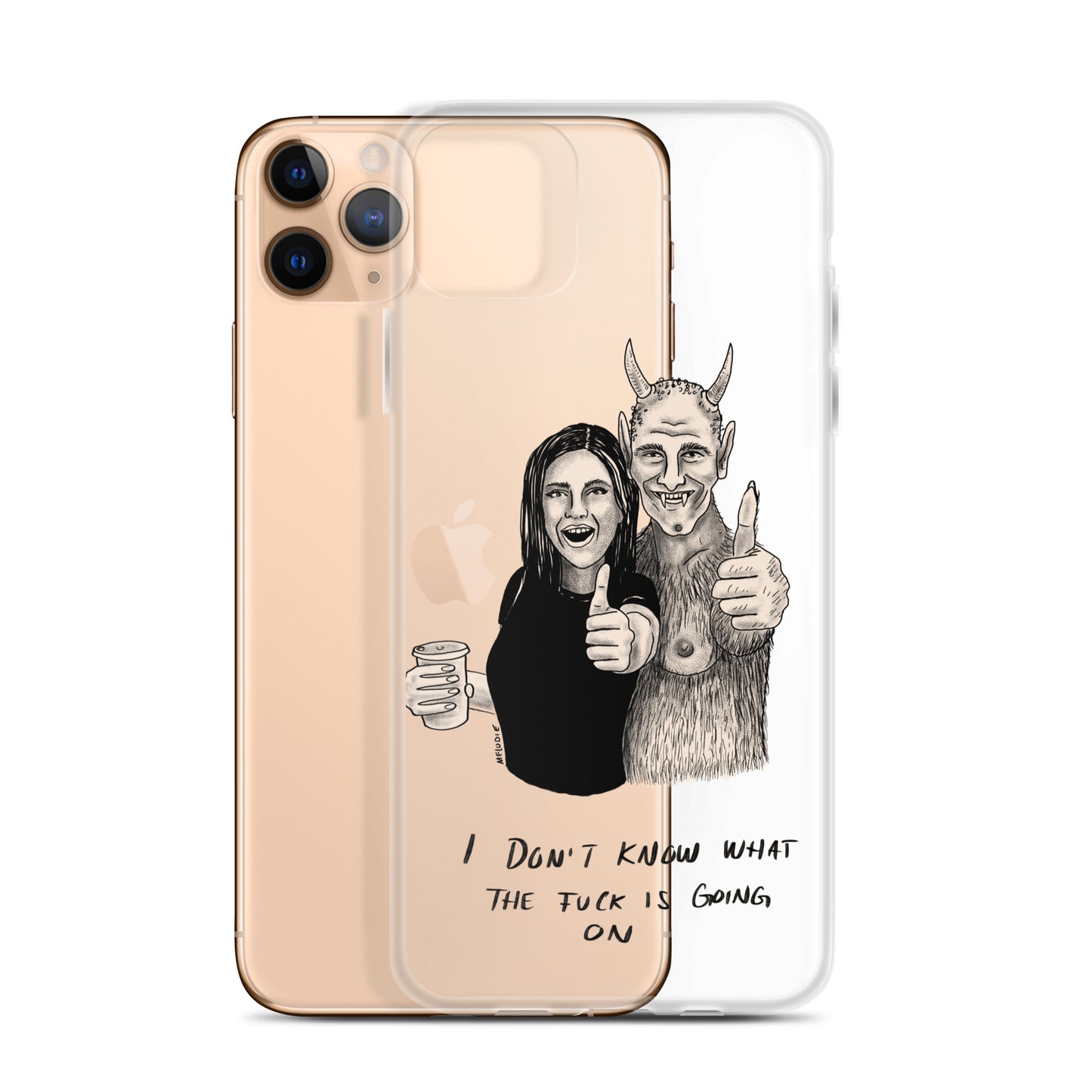 " I Don’t Know What The Fuck Is Going On " Clear Case for iPhone®