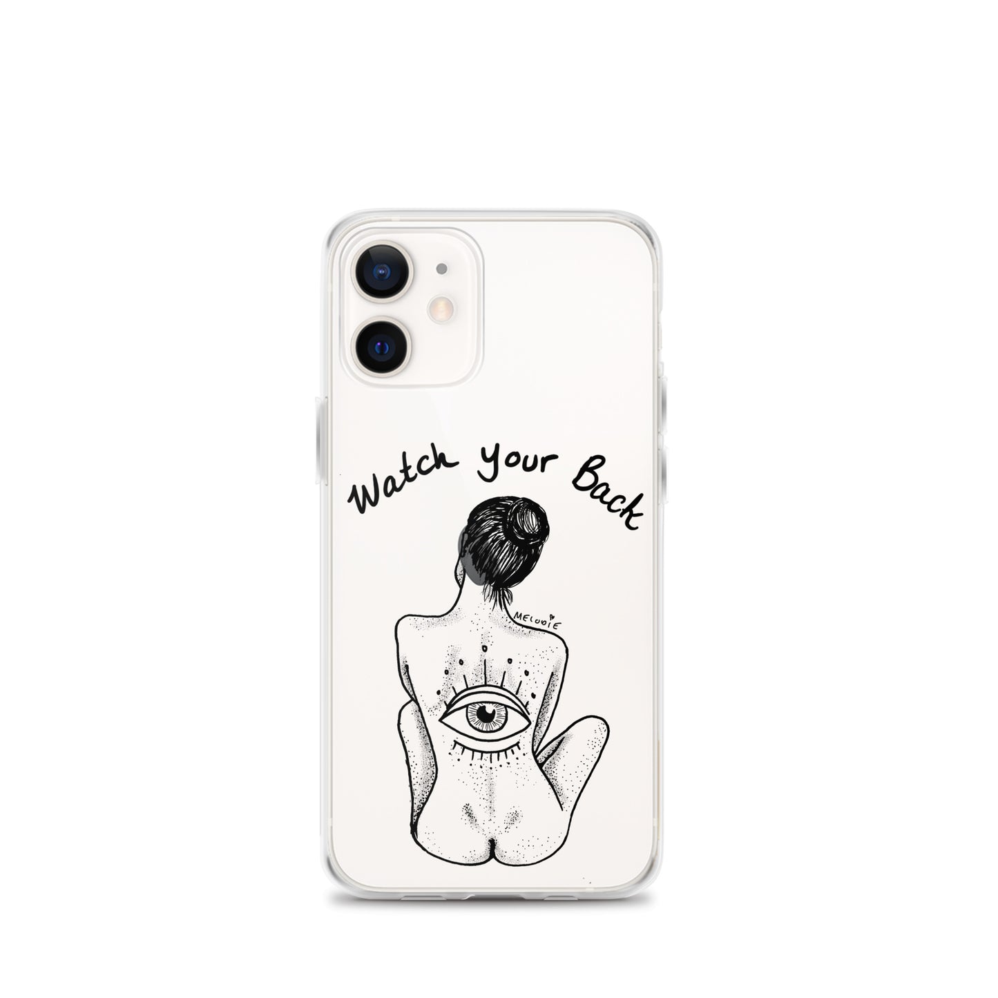 " Watch Your Back " Clear Case for iPhone®