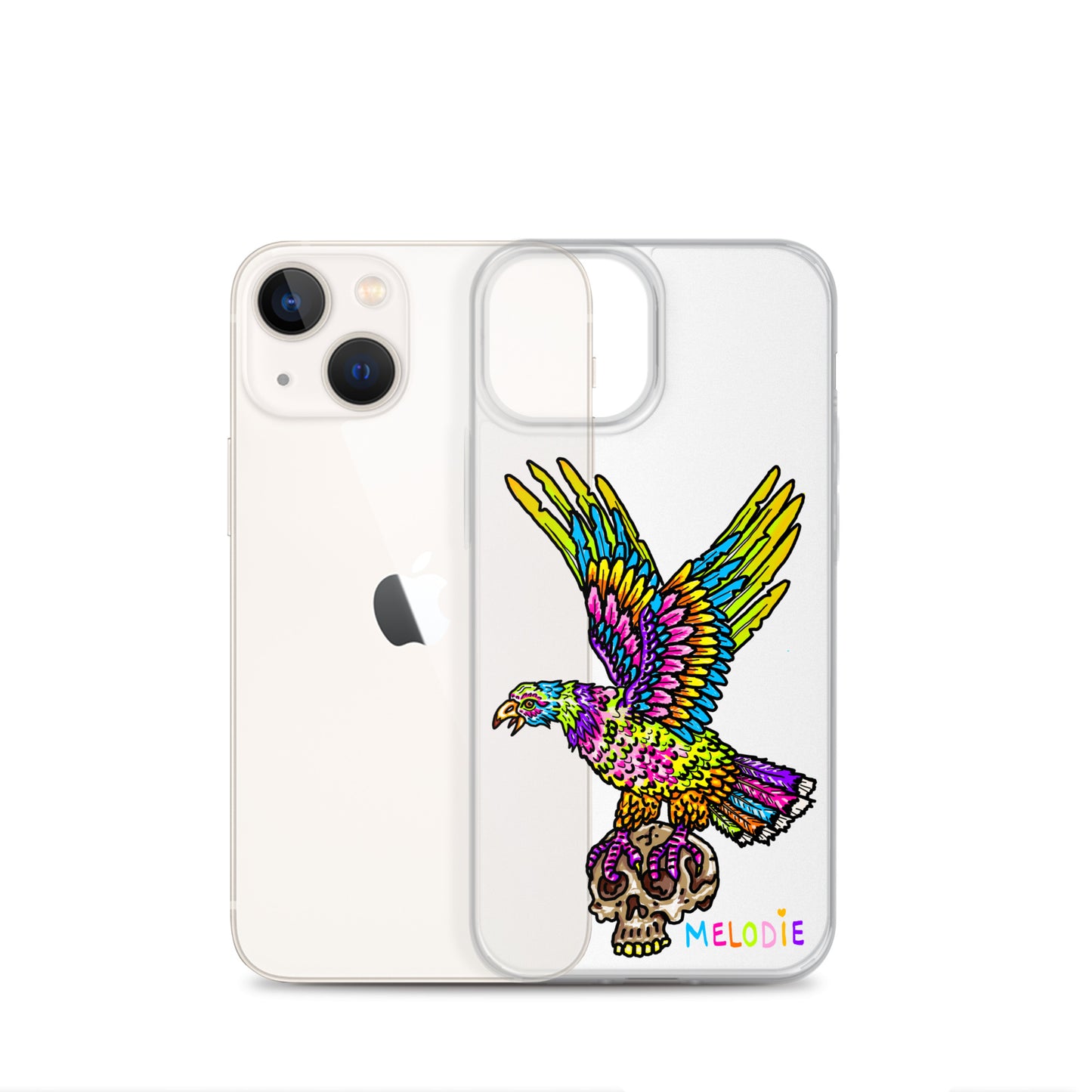 " Colourful Bird " Clear Case for iPhone®