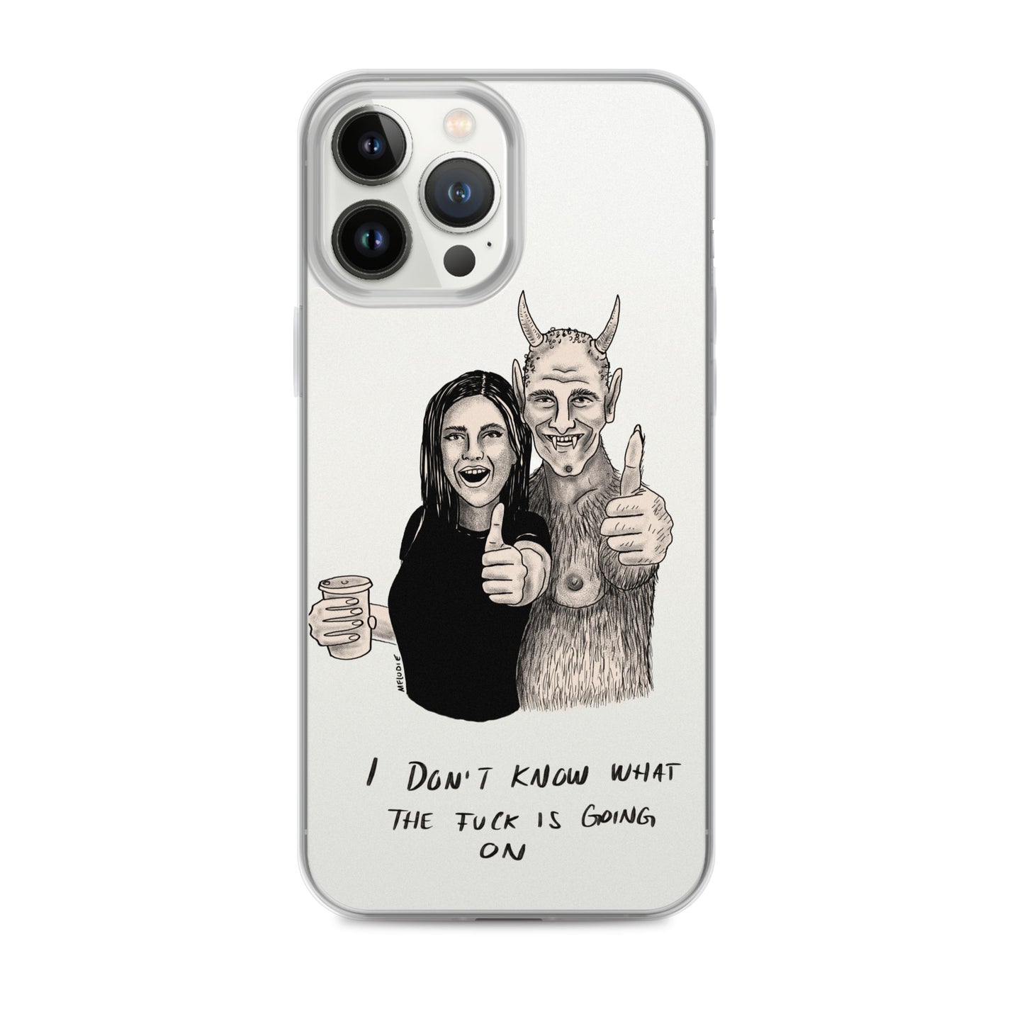 " I Don’t Know What The Fuck Is Going On " Clear Case for iPhone®