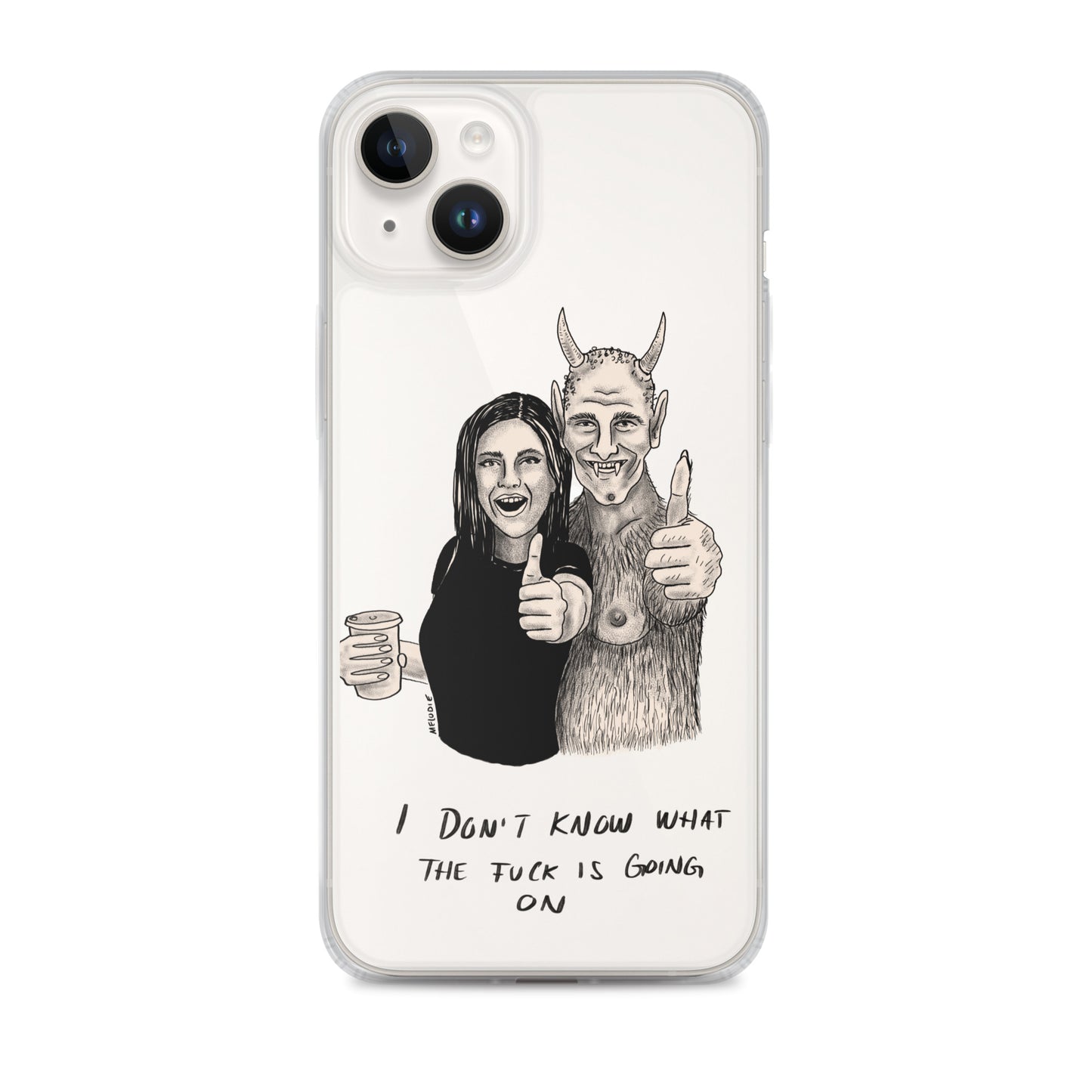 " I Don’t Know What The Fuck Is Going On " Clear Case for iPhone®