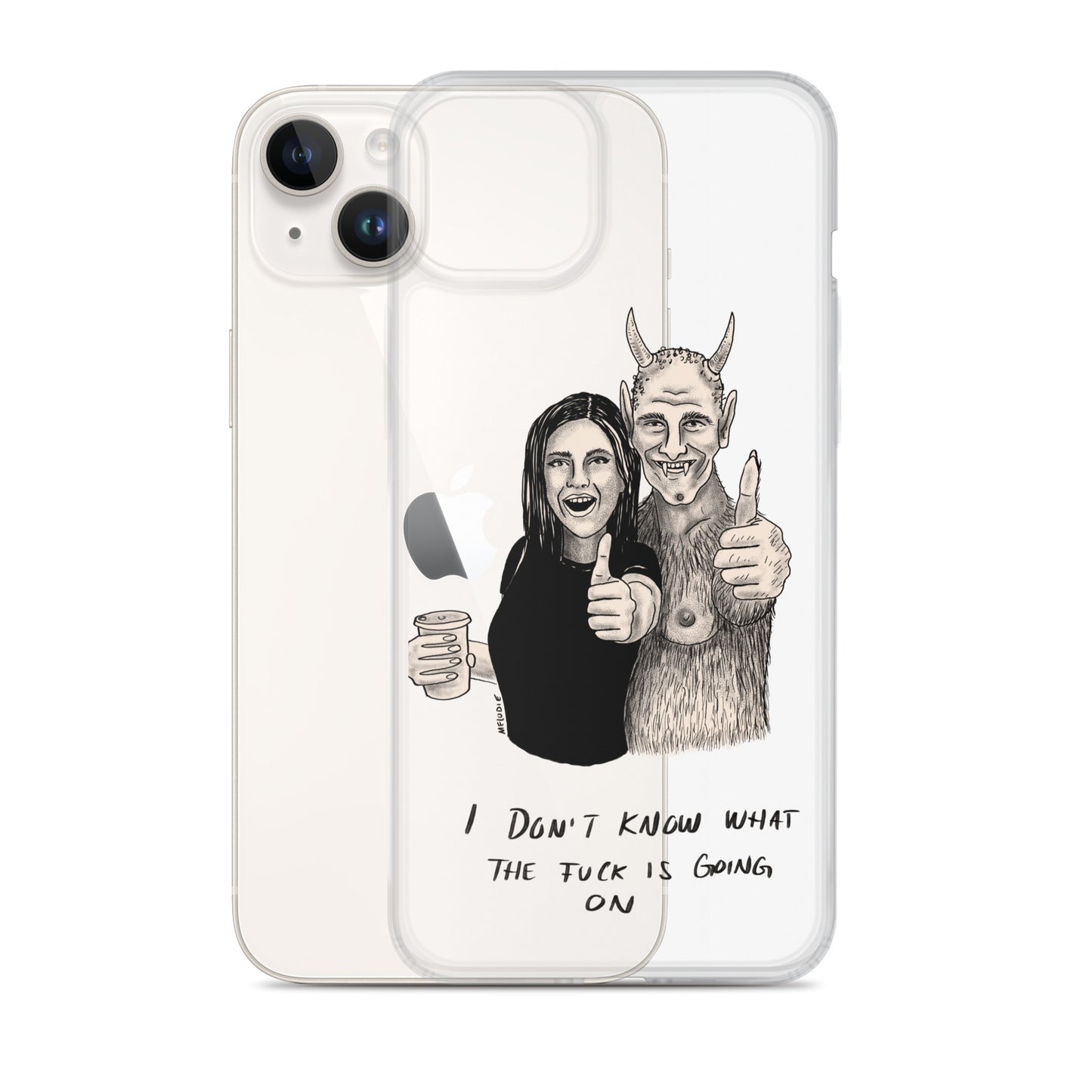 " I Don’t Know What The Fuck Is Going On " Clear Case for iPhone®