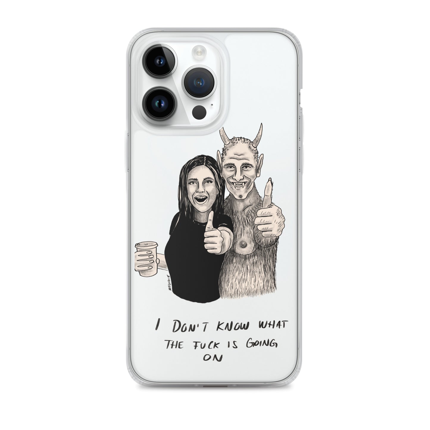 " I Don’t Know What The Fuck Is Going On " Clear Case for iPhone®