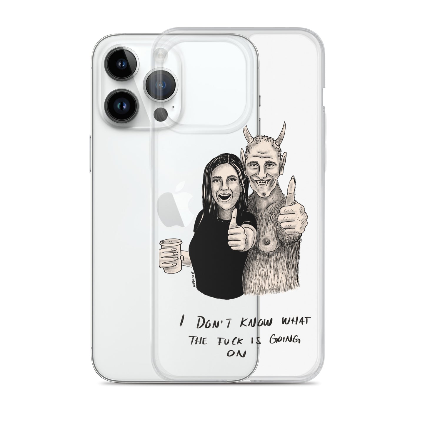 " I Don’t Know What The Fuck Is Going On " Clear Case for iPhone®