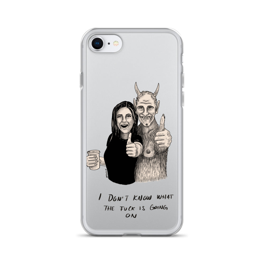 " I Don’t Know What The Fuck Is Going On " Clear Case for iPhone®