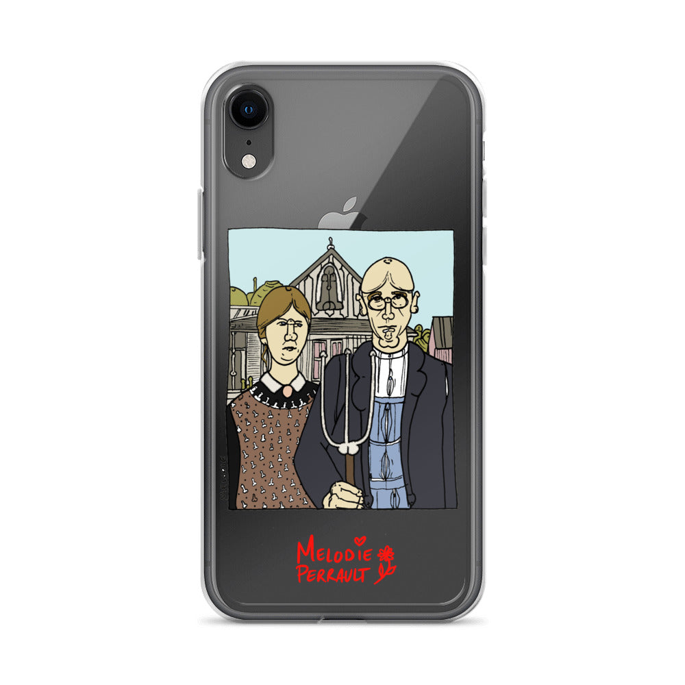 " Grant Wood " American Gothic, Clear Case for iPhone®