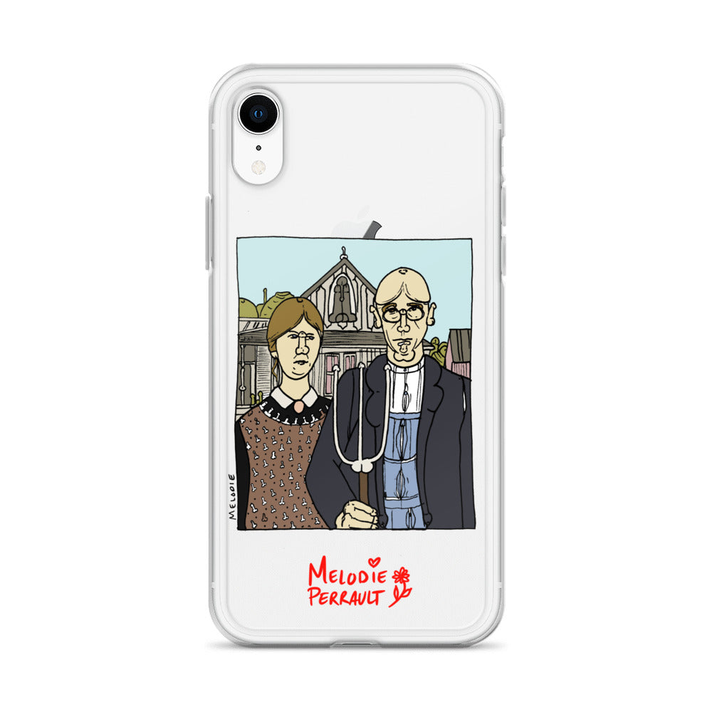 " Grant Wood " American Gothic, Clear Case for iPhone®