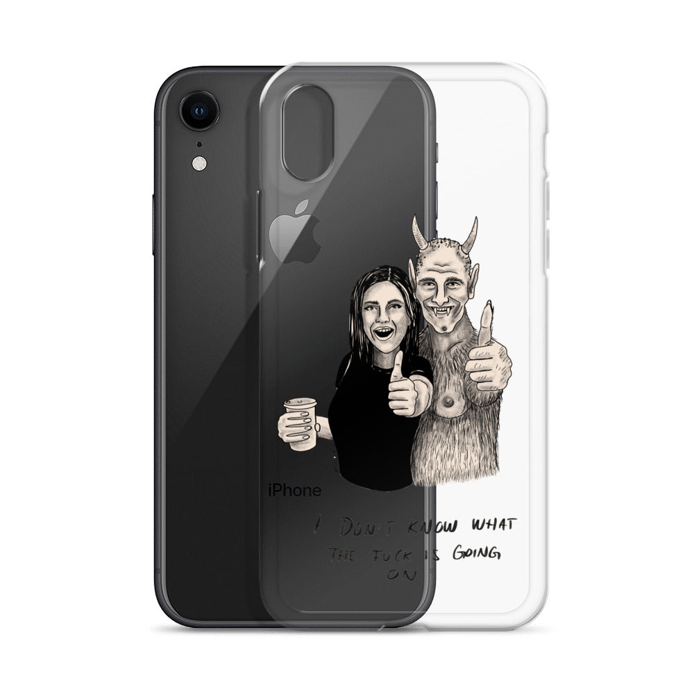 " I Don’t Know What The Fuck Is Going On " Clear Case for iPhone®