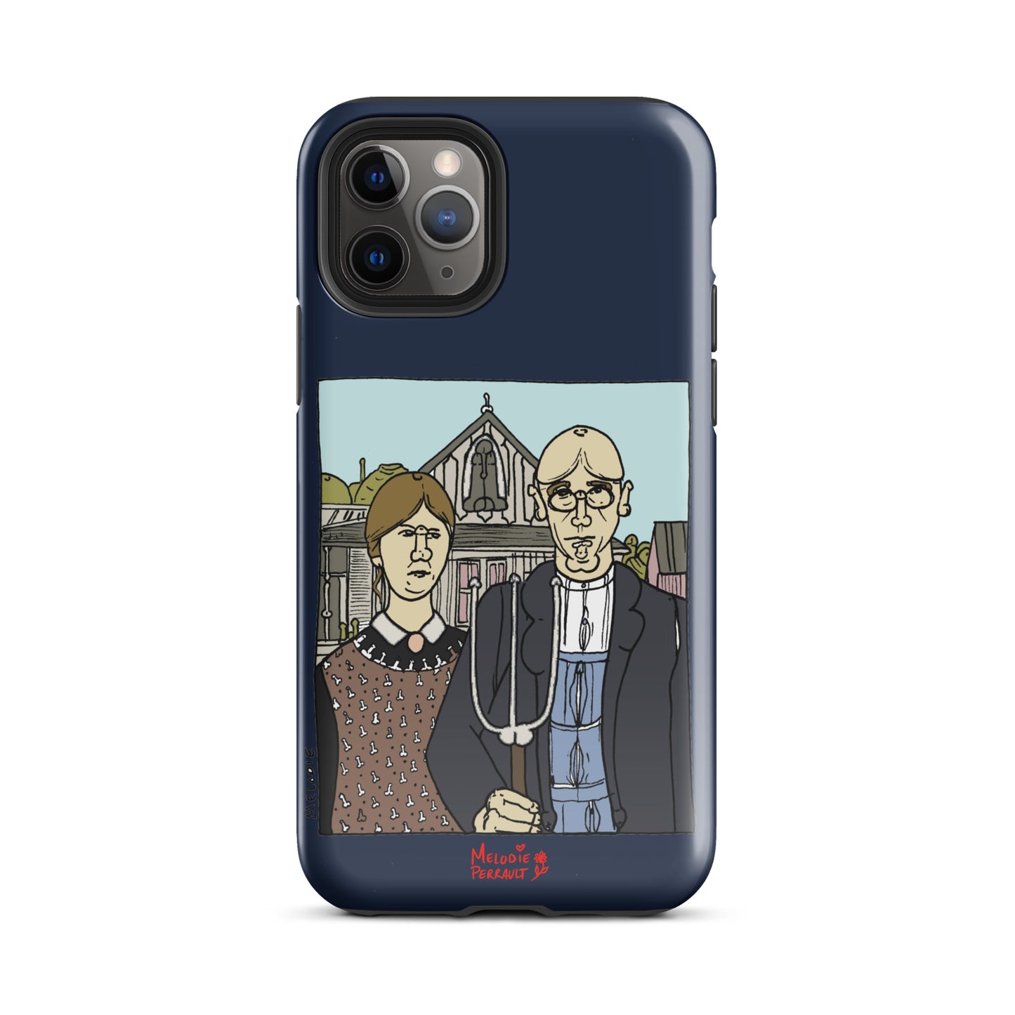 " Grant Wood " American Gothic, Tough Case for iPhone®