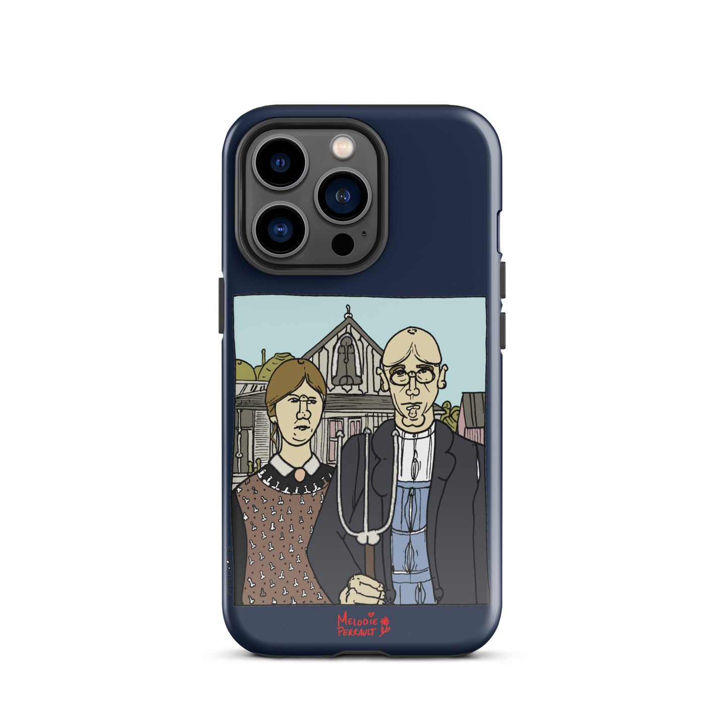 " Grant Wood " American Gothic, Tough Case for iPhone®