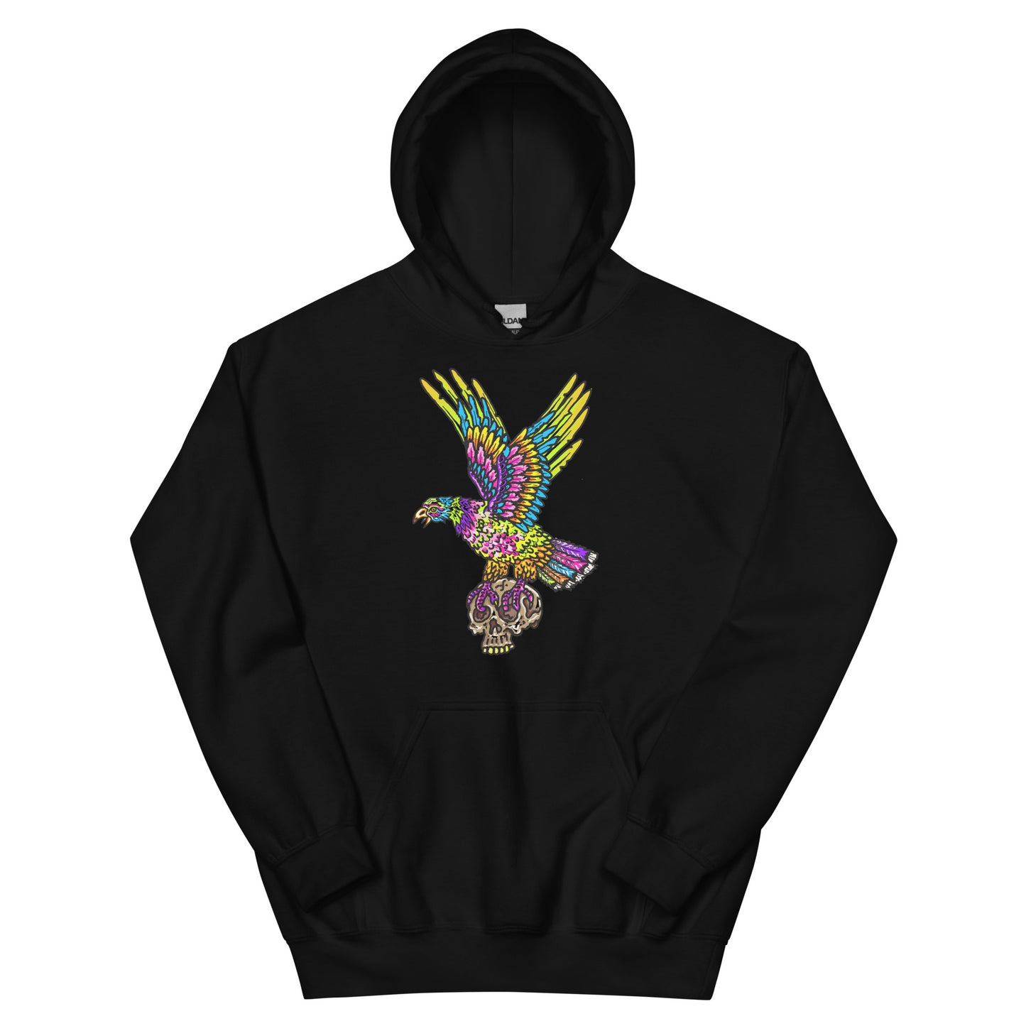 " Colourful Birds & Boots " Unisex Hoodie