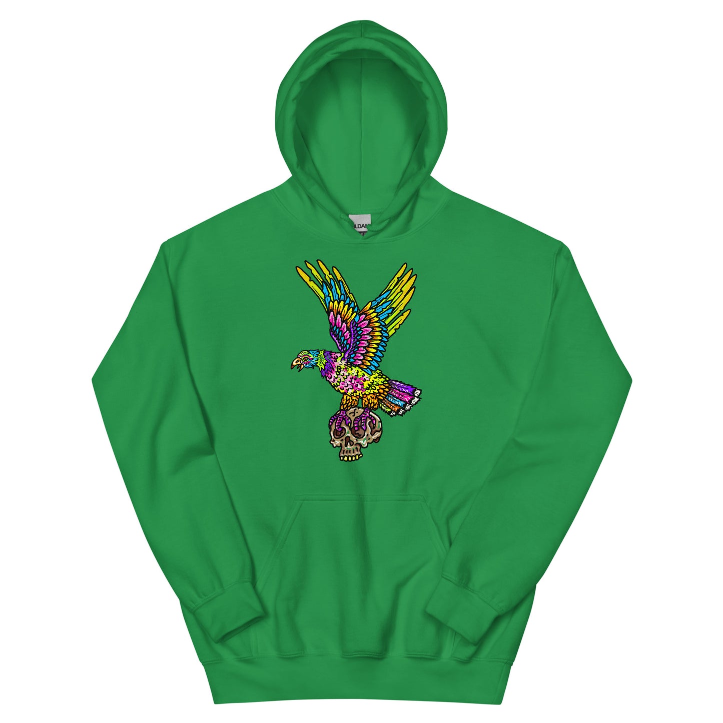 " Colourful Birds & Boots " Unisex Hoodie