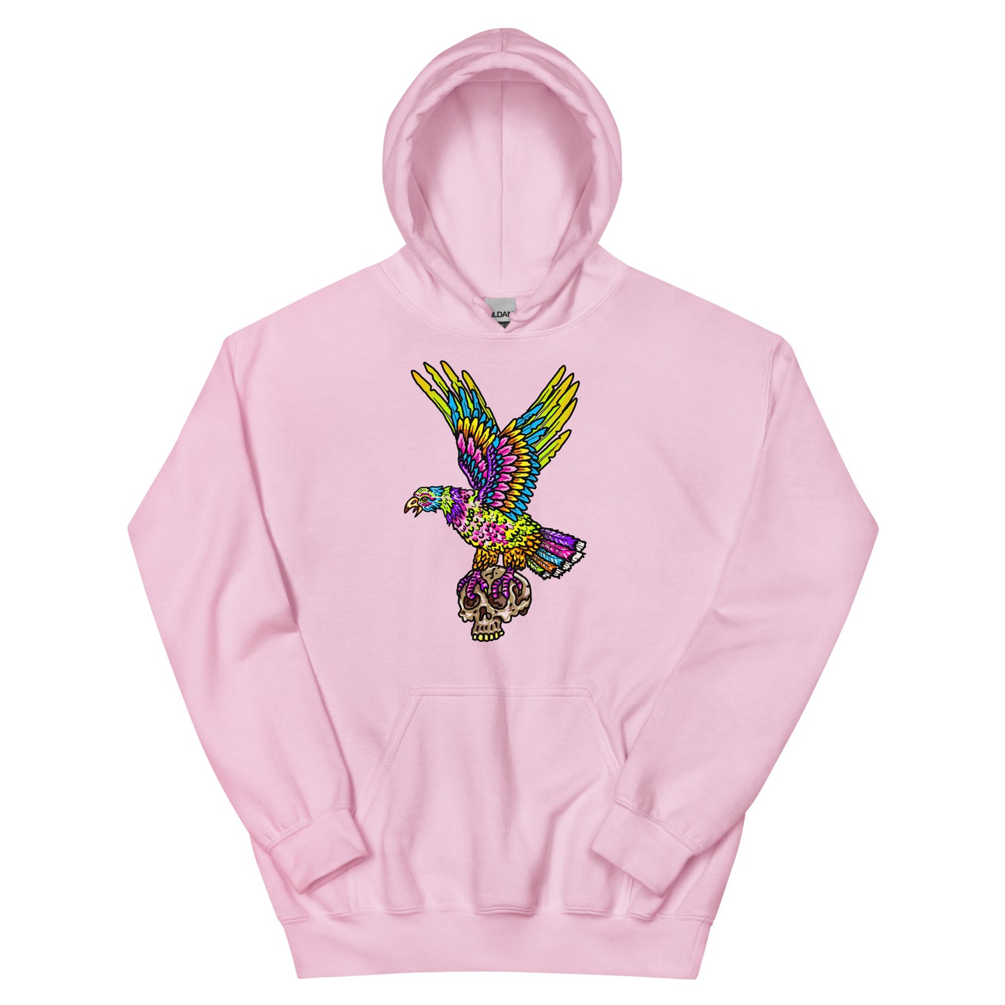 " Colourful Birds & Boots " Unisex Hoodie