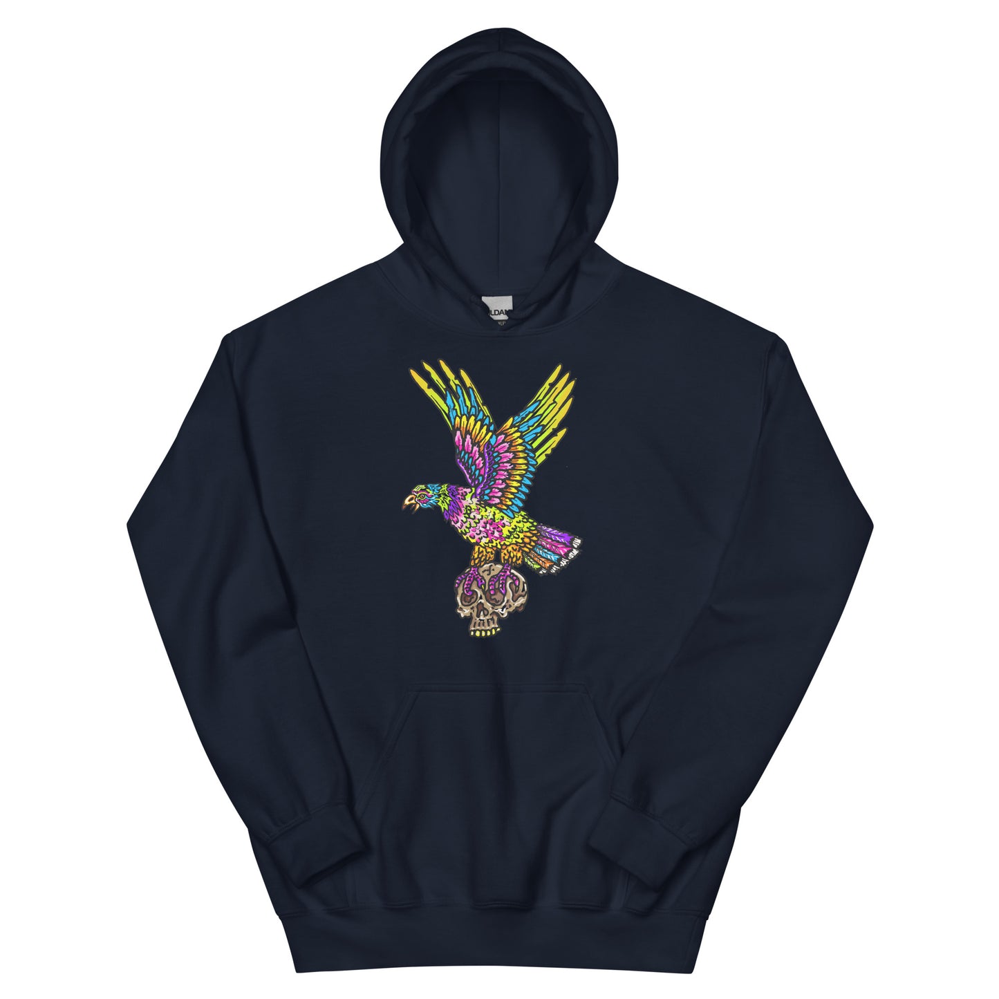 " Colourful Birds & Boots " Unisex Hoodie