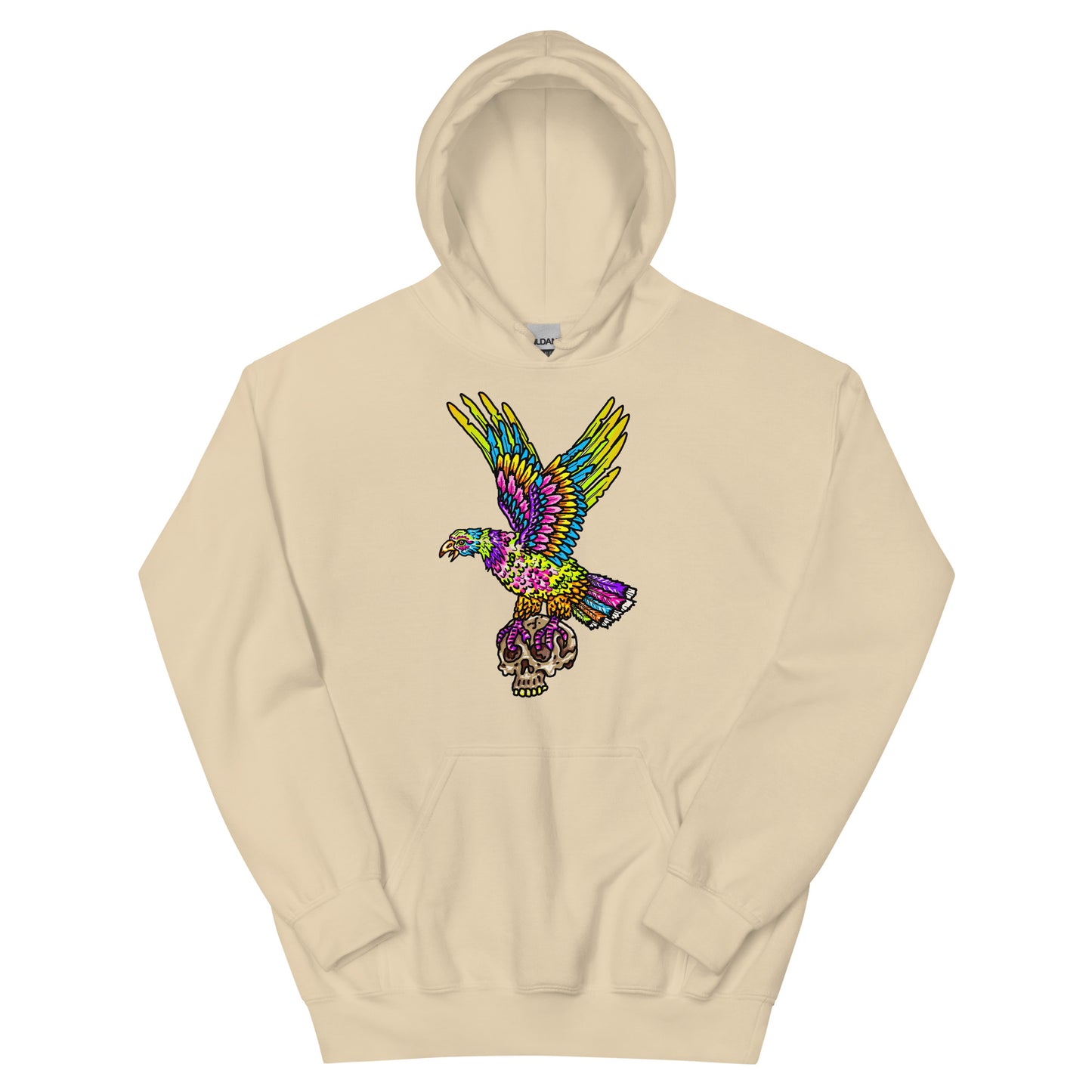 " Colourful Birds & Boots " Unisex Hoodie