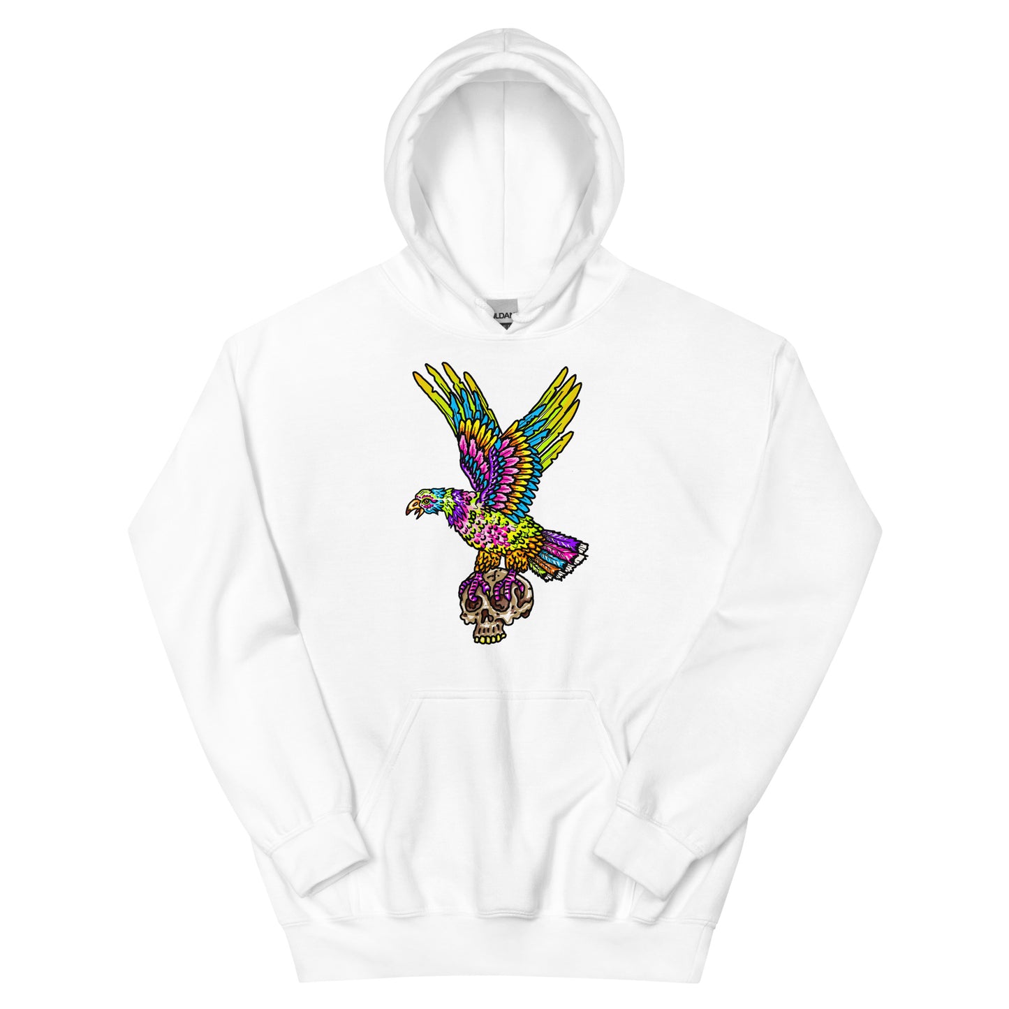 " Colourful Birds & Boots " Unisex Hoodie