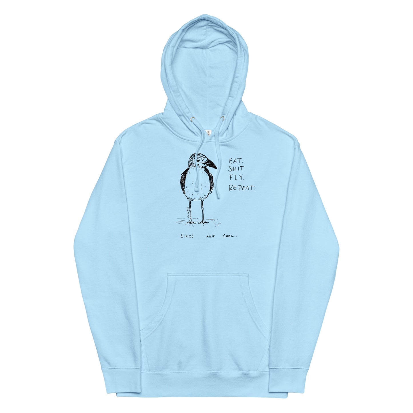 " Birds Are Cool " Unisex midweight hoodie