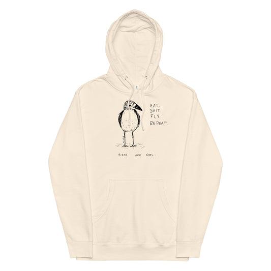 " Birds Are Cool " Unisex midweight hoodie