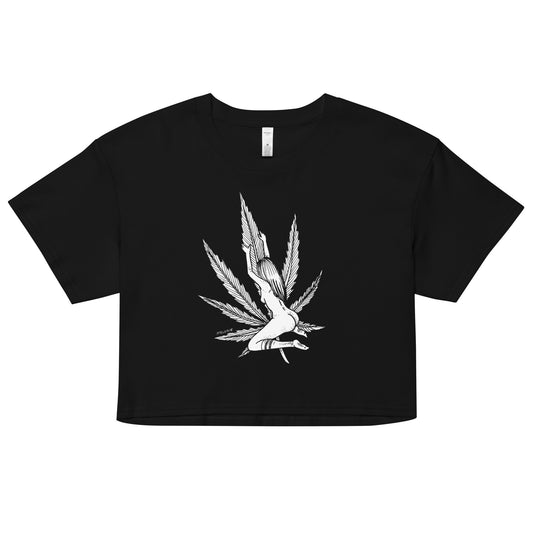 " Thank You Weed " Women’s crop top