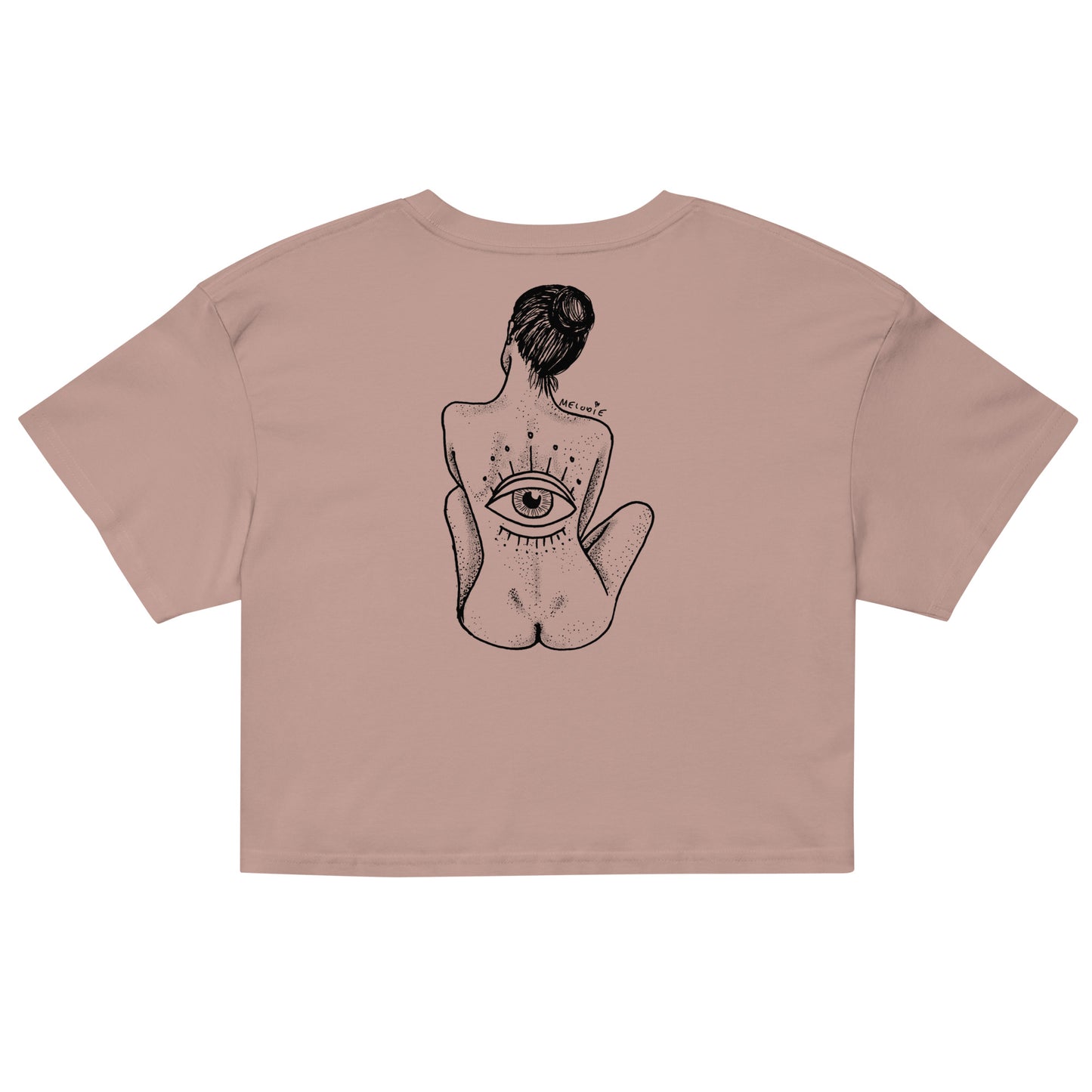 " Watch Your Back " Women’s crop top