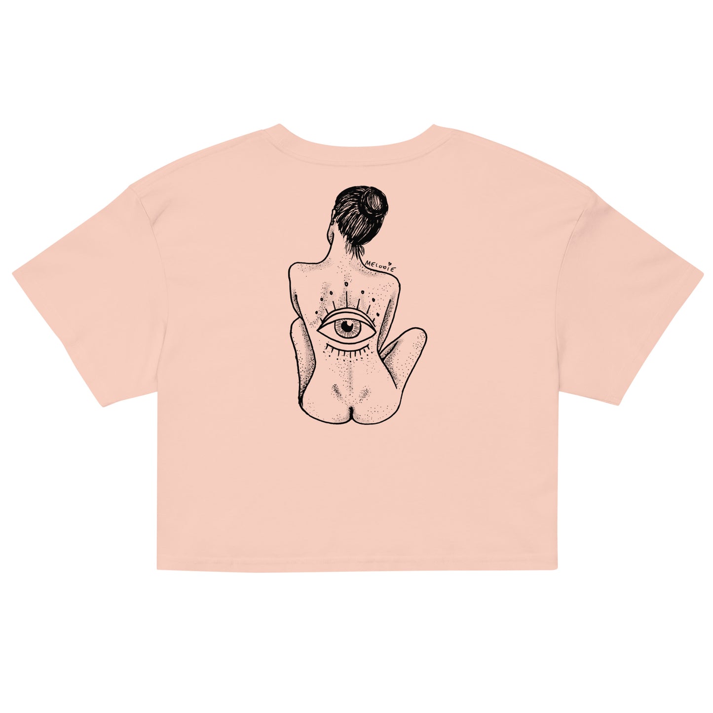 " Watch Your Back " Women’s crop top