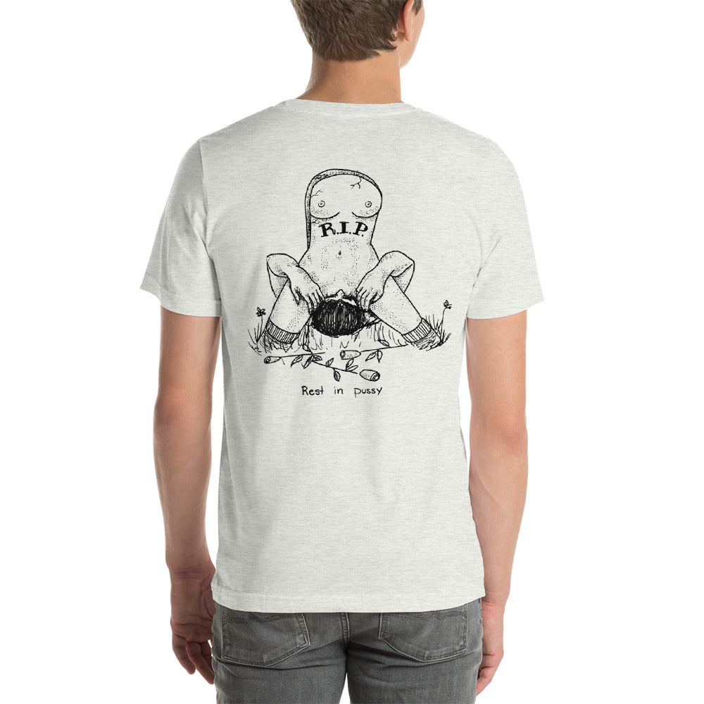 " Us X Rest In Pussy " Combo Short-Sleeve Unisex T-Shirt