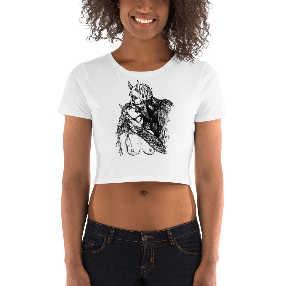 " I Love The Way You Taste " Women’s Crop Tee