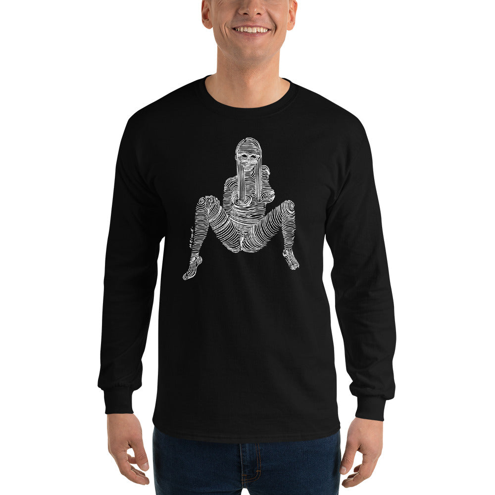 " 1/7 Deadly sins " Front and back Print Dark Men’s Long Sleeve Shirt