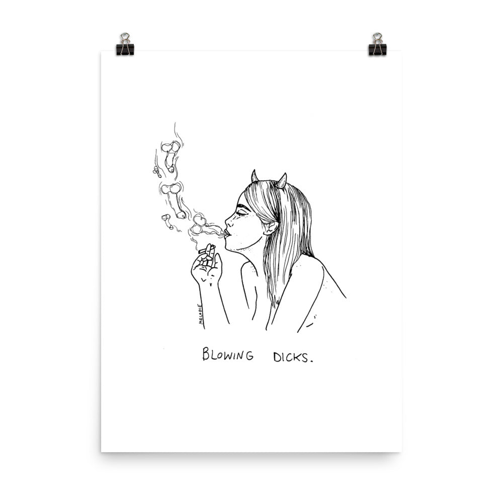 " Blowing Dicks "  Print / Poster