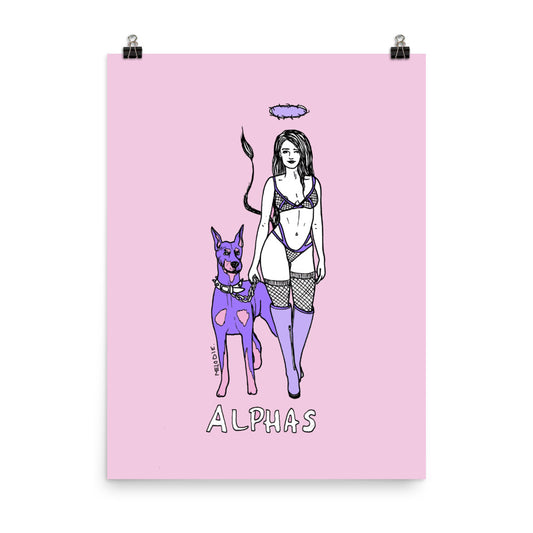 " Alphas "  Print / Poster