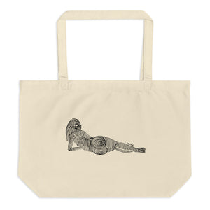 " 3/7 Deadly sins " Front Print Large organic tote bag