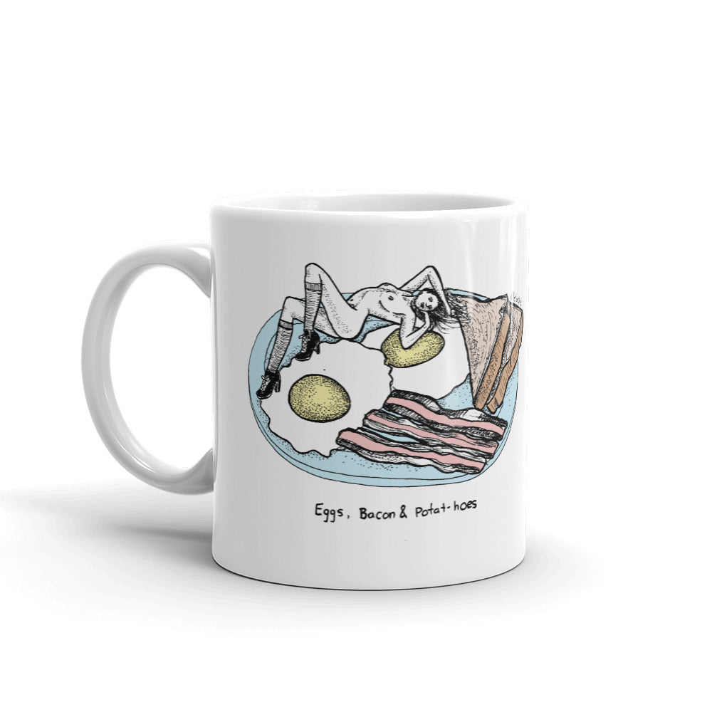 " Eggs, Bacon & Potat-Hoes " Mug