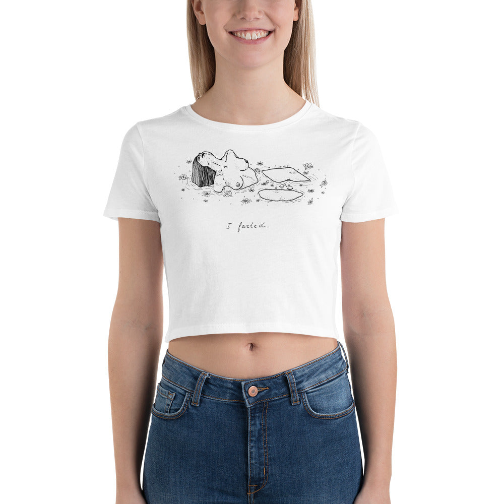 " I Farted " Women’s Crop Tee