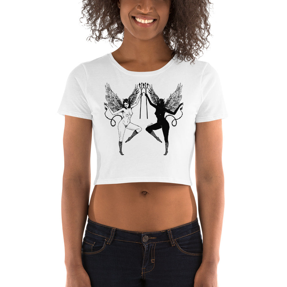 " Angels " Women’s Crop Tee