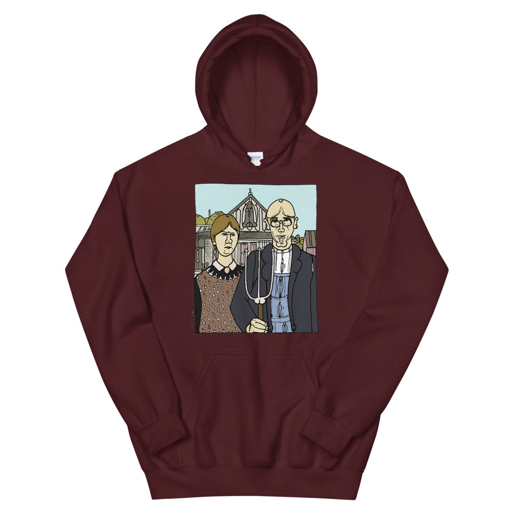 " Grant Wood "  Unisex Hoodie