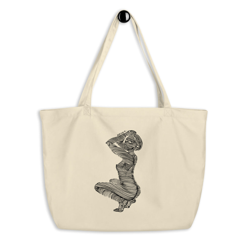 " 7/7 Deadly sins " Front Print Large organic tote bag