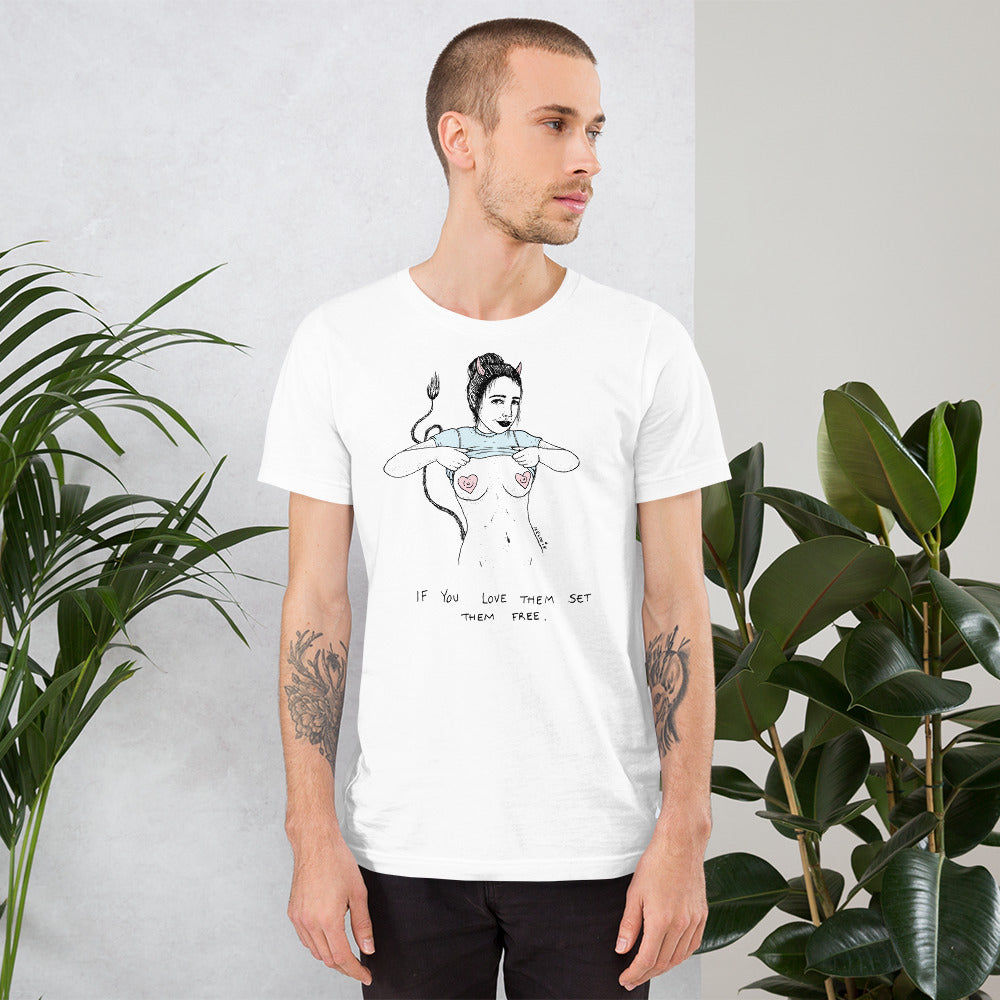 " If You Love Them Set Them Free " Short-Sleeve Unisex T-Shirt
