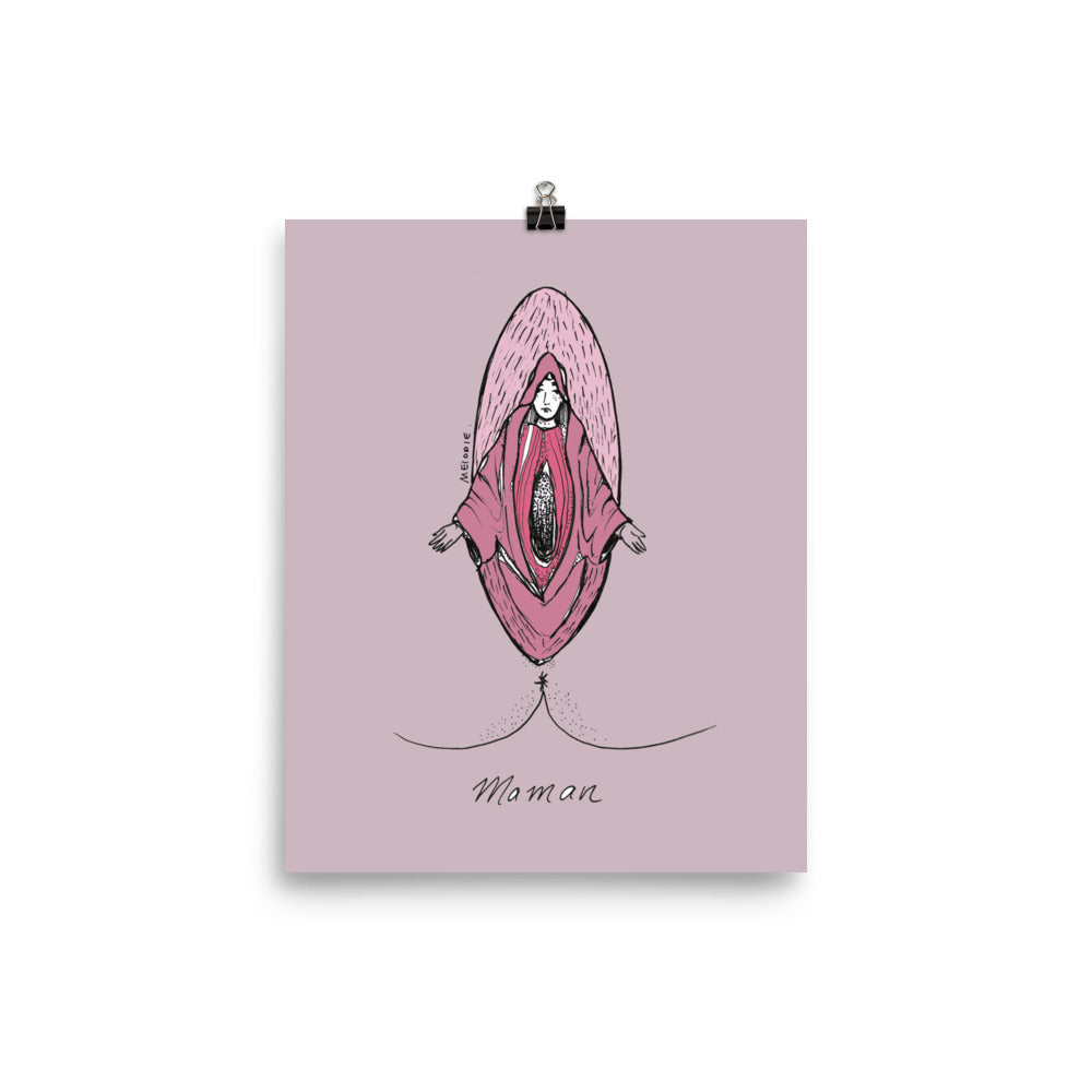 " Ave Vagina " Enhanced Matte Paper Poster / Print  (in)