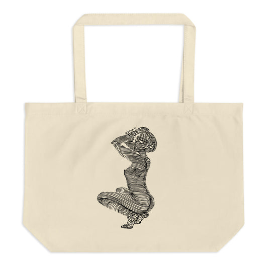 " 7/7 Deadly sins " Front Print Large organic tote bag