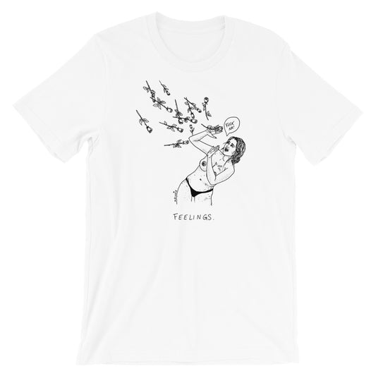 " Feelings, Fuck No " Short-Sleeve Unisex T-Shirt