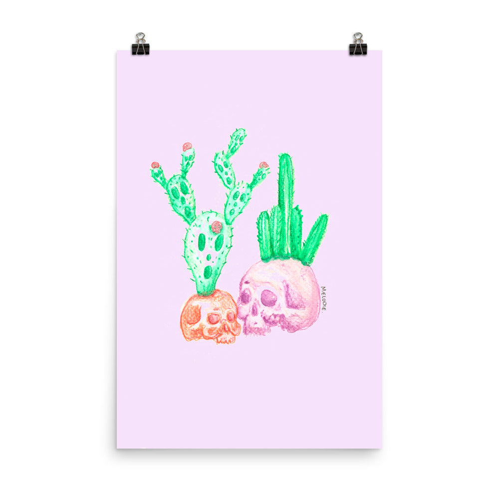 " Tête De Cactus 1 " Print / Poster