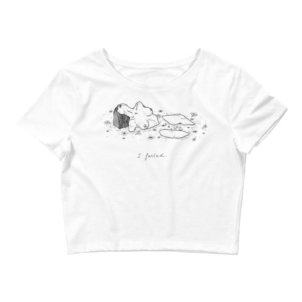 " I Farted " Women’s Crop Tee