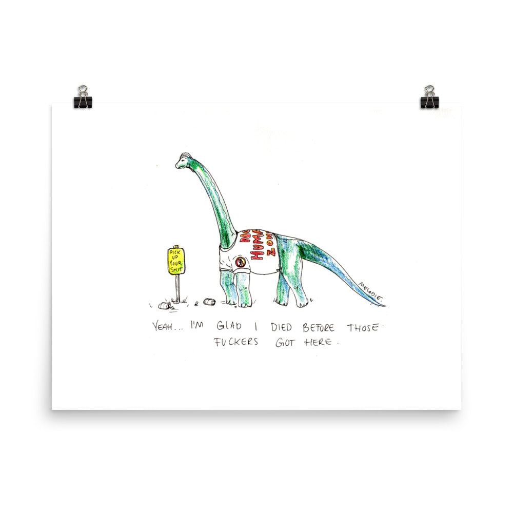 " Ice Age " Dinosaur Poster