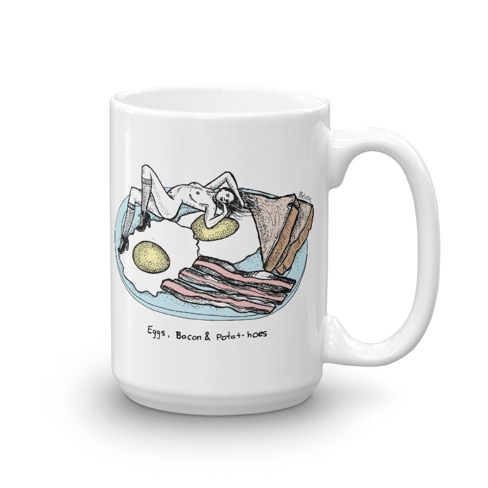 " Eggs, Bacon & Potat-Hoes " Mug