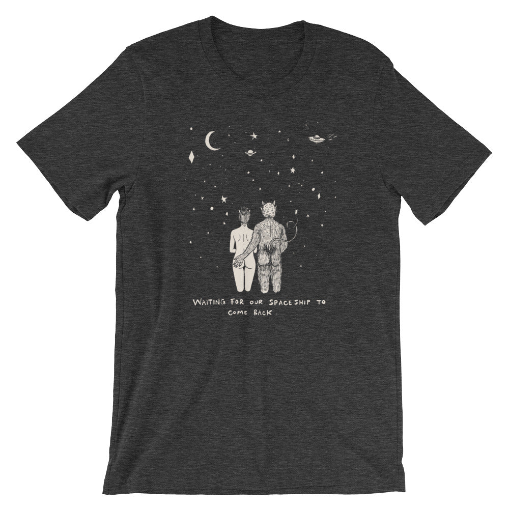 " Waiting For Our Spaceship " Short-Sleeve Unisex T-Shirt