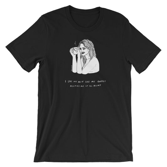 " I Like My Men Like My Coffee " Short-Sleeve Unisex T-Shirt