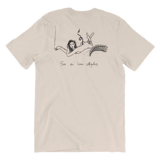 " It's Been A While Croc X See you later "  Front and Back Print Short-Sleeve Unisex T-Shirt